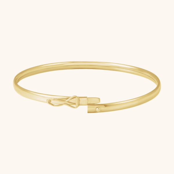 14K Yellow Gold Bangle Bracelet