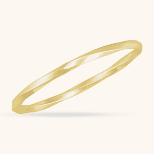 Gold Twisted Bracelet Bangle