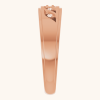 14K Diamond Ring rose