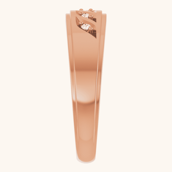 14K Diamond Ring rose