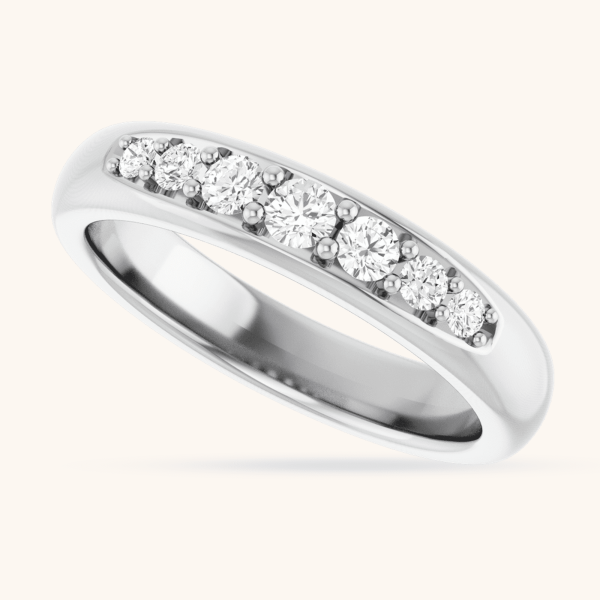 14K Gold Ring white