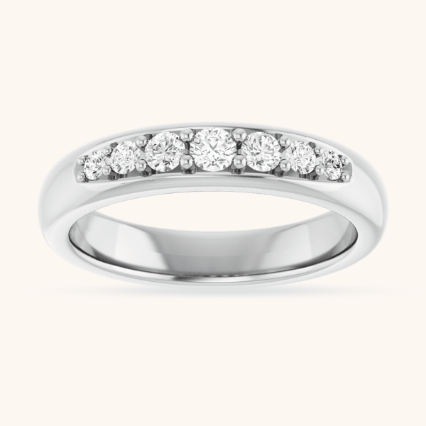 14K Gold Ring white