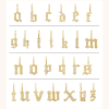 Gothic Initial Necklace