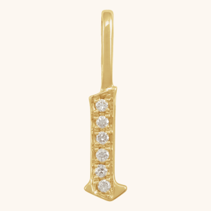 Gothic Initial Necklace