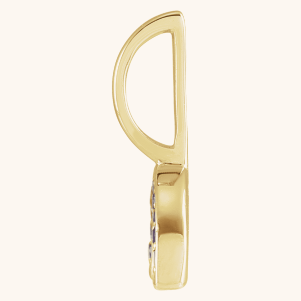Rainbow Yellow Gold Pendant