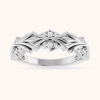 Women Ring 14K Gold white