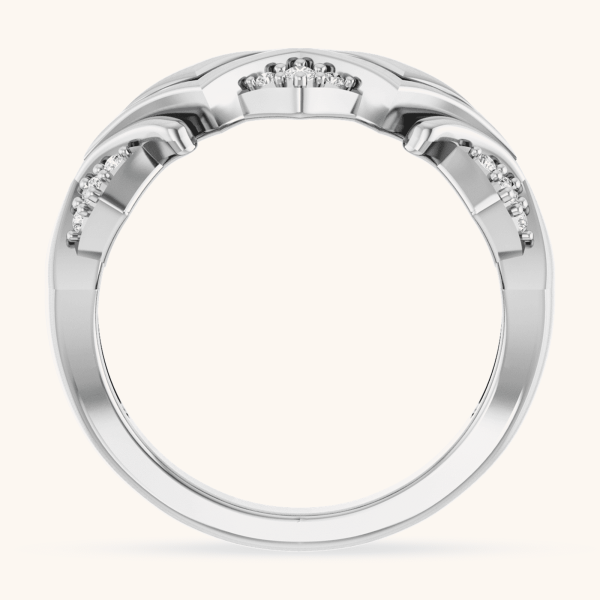 Women Ring 14K Gold white