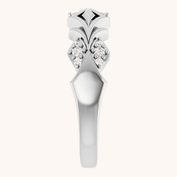 Women Ring 14K Gold white