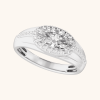 Men Diamond Ring white