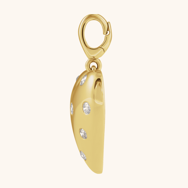 14K Gold Diamond Heart necklace