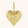 14K Gold Diamond Heart necklace