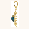 Solar Necklace with London Blue Topaz & Diamond