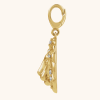 Gold Diamond Necklace Lion Pendant