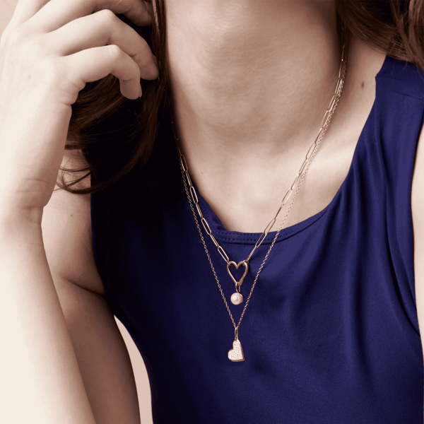 14K Gold Pearl Pendant
