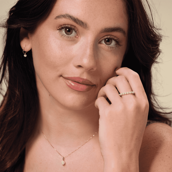 14K Gold Pearl Pendant