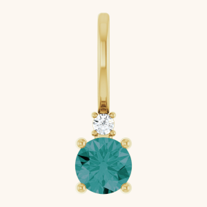 Diamond necklace dark blue