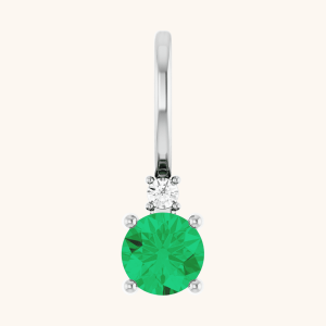 Diamond necklace green