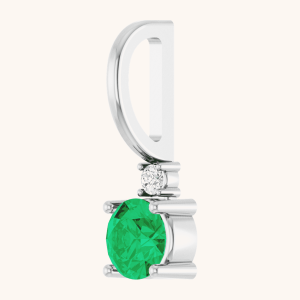 Diamond necklace green