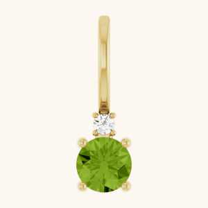 Diamond necklace yellow