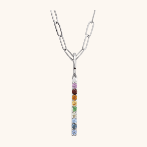 Pendant Necklace Rainbow