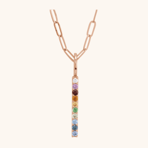 Pendant Necklace Rainbow