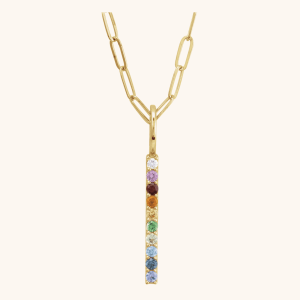 Pendant Necklace Rainbow