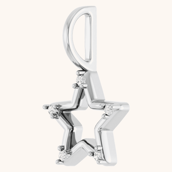 14K White Gold Pendant
