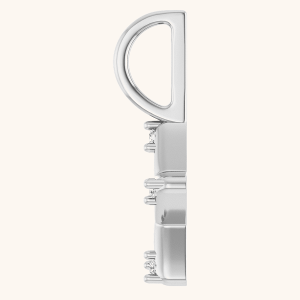 14K White Gold Pendant