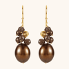 Gold Pearl Earrings