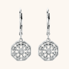 Silver Circle Earrings