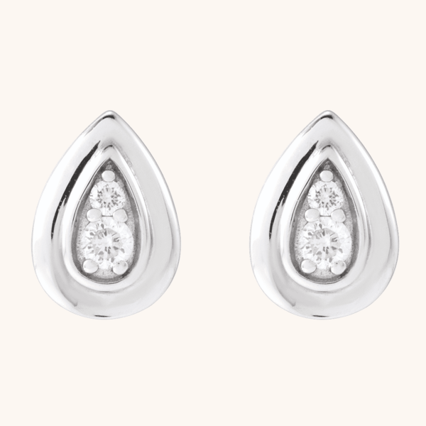 Diamond Teardrop Earrings