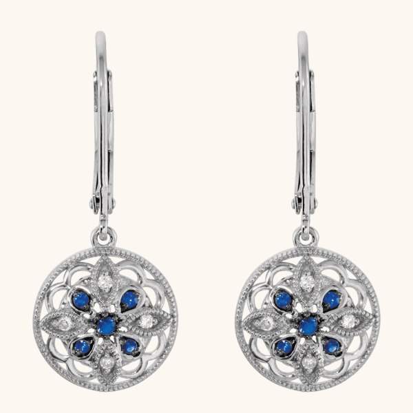 Filigree Diamond Earrings