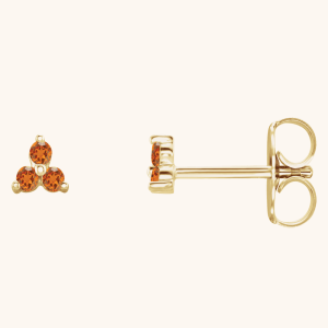 Gemstone Earrings orange
