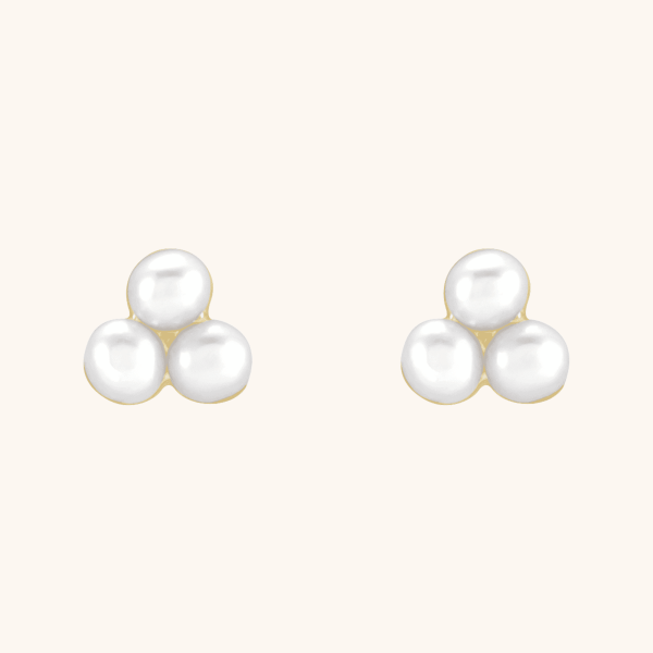 Pearl Earrings Stud