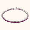 14K White Bracelet