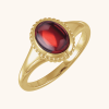 Cabochon Ring 14K Yellow gold