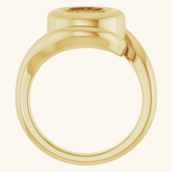 Yellow Gold Natural Gemstone 14K Ring
