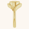 Yellow Gold Natural Gemstone 14K Ring