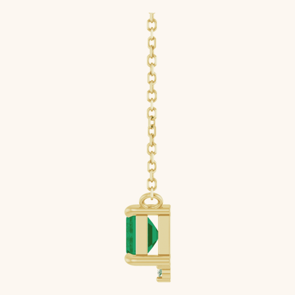 14K Yellow Gold Diamond Necklace