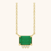 14K Yellow Gold Diamond Necklace