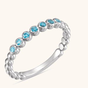 Stackable Rings 14K White & Yellow Gold