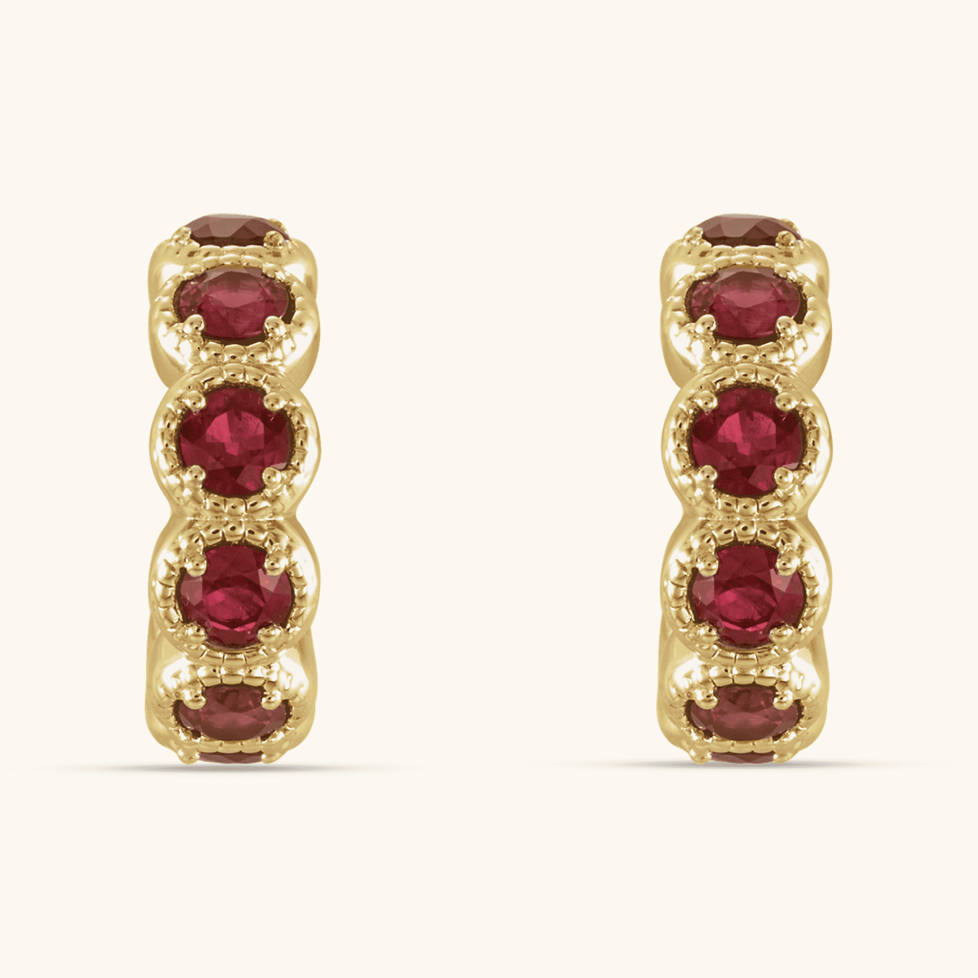 14K_Gold_Earrings _86493_606_P_172555903 14K Gold Earrings Natural Mozambique Garnet