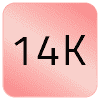 14K Rose
