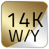 14K White/Yellow
