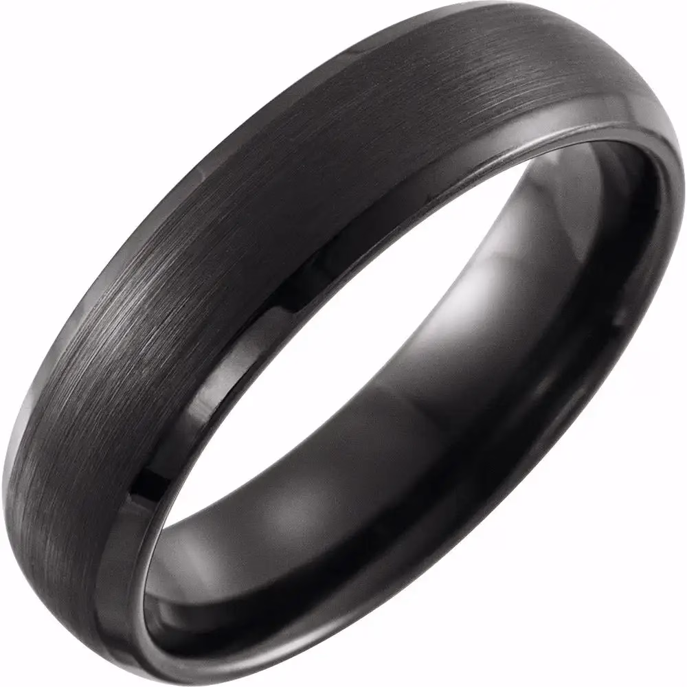 Black Tungsten Carbide Band