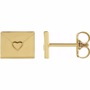 Heart Envelope Earrings