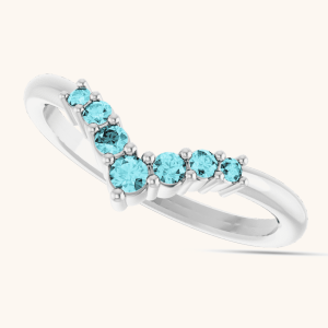 Graduated V Ring blue